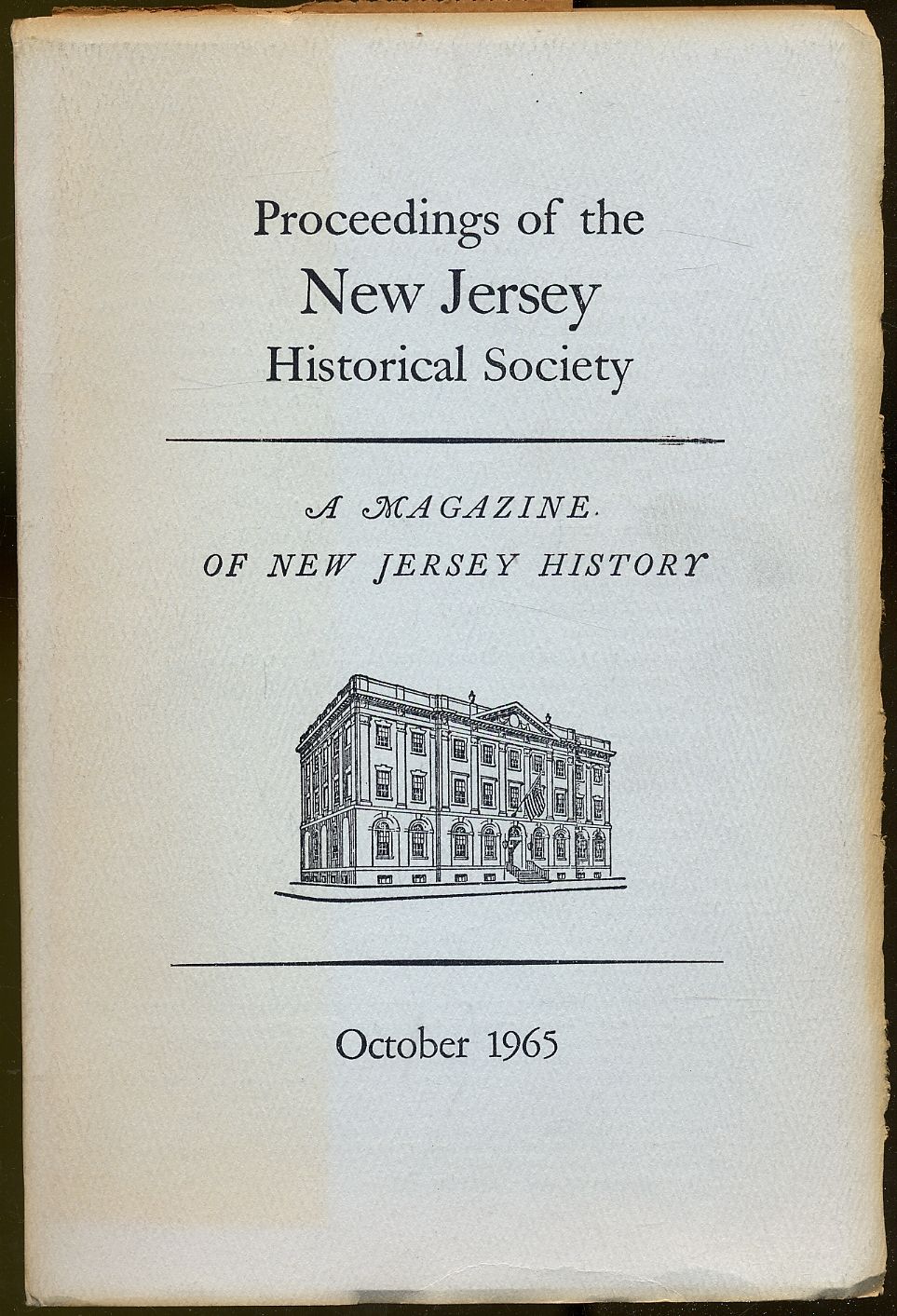 Proceedings of the New Jersey Historical Society,