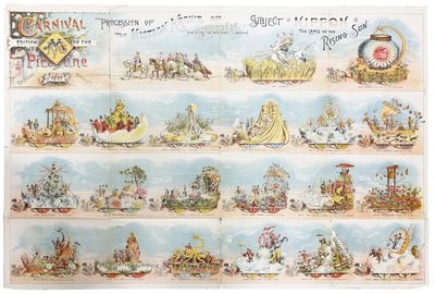 Uncut 1890s Panorama -- Carnival...