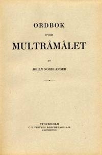 Ordbok över Multråmålet.