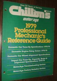image of Chilton's Motor Age 1979 Professional Mechanic's Reference Guide