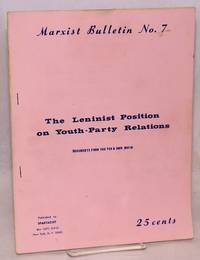 The Leninist position on Youth-Party relations