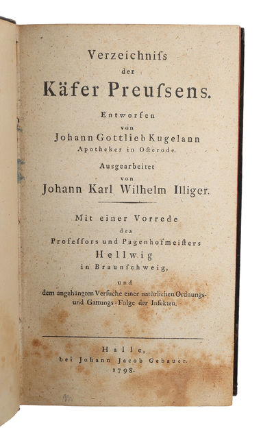 Verzeichniss der Käfer Preussens. Entworfen von…