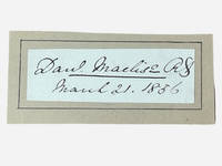 Cut signature of Irish Royal Academy artist, Daniel Maclise (1806-1870)