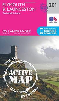 Plymouth & Launceston Map | Weatherproof | Tavistock & Looe | Ordnance Survey | OS...