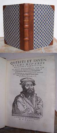 QUESITI ET INVENTIONI DIVERSE de Nicolo Tartaglia, di novo restampati con una gionta al sesto libro, nella quale si mostra duoi modi di redur una citta inespugnabile. by TARTAGLIA, Niccolo (Tartalea, Fontana).: - 1554