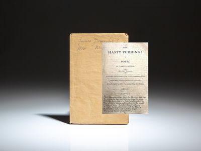 The Hasty Pudding; A Poem, In Three Cantos. Written At Chambery, In Savoy, January, 1793