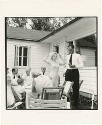 Original photograph of Marilyn Monroe and Arthur Miller at their wedding reception, 1956 by Marilyn Monroe, Arthur Miller (subjects); Milton H. Greene (photographer) - 1956