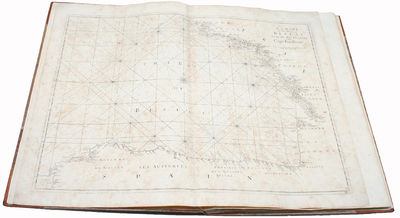 The Sea-Coasts of France, from Calais to Bayone. Described in Fifteen Large Charts. Surveyed and Printed by the order of the French King. From the Original, done at Paris, and the Remarks Explained in English, and Published for the Use of His Majesty'... (photo 2)