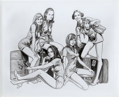 Supersonic Supergirls [International Stewardesses] (original photograph for the 1973 3-D film)