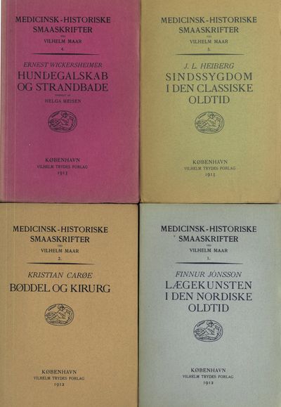 Medicinsk-historiske smaaskrifter ved (...). 1-18…