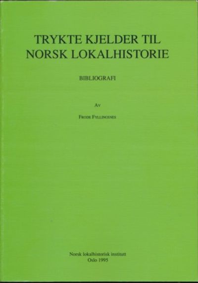Trykte kjelder til norsk lokalhistorie