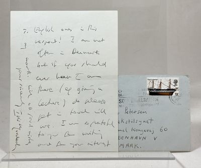 Autograph letter signed.