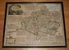 Original Engraved Antique Map of Dorsetshire. An Accurate Map of Dorsetshire, Divided into its Hundreds. Drawn from the best Authorities, assisted by the most approved Maps and Charts with various Improvements illustrated with Historical Extracts relative to its Natural Produce, Manufactures, Trade, present state of it’s principal Towns and Sea Ports, by Eman Bowen geographer to His Majesty.
