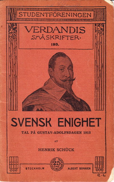 Svensk enighet. Tal på Gustav-Adolfsdagen i…