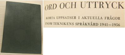 Ord och uttryck. Korta uppsatser i aktuella…