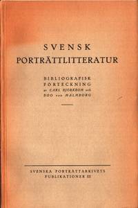 Svensk porträttlitteratur. Bibliografisk…