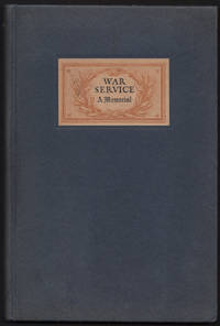 cover of Memorial to the Employees of the Brown & Sharpe Mfg. Co. who served at Home and Abroad in the Great World War 1914-15