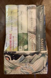 cover of The Tolkien Treasury, The Adventures of Tom Bombadil, Smith of Wootton Major, Farmer Giles of Ham and Roverandom