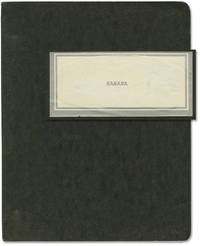 cover of Sahara (Original screenplay for the 1983 film)