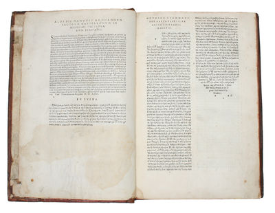 Lexicon (in Greek). Hesychii Dictionarium. - [A MAIN WORK OF LINGUISTICS - THE FIRST GREEK WORK PRINTED IN HAGUENAU] (photo 3)