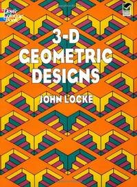 3-D Geometric Designs (Dover Design Coloring Books)