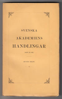Svenska Akademiens Handlingar ifrån år 1886.…