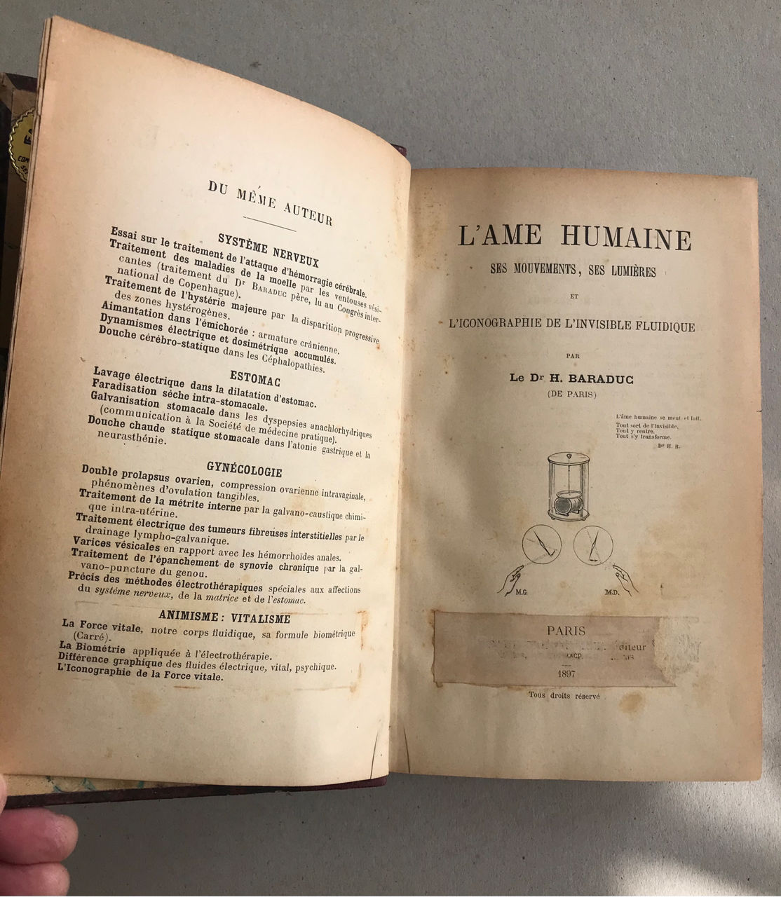 L Ame Humaine Ses Mouvements Ses Lumiaƒa Res Et L Iconographie De L Invisible Fluidique Par Le Dr H Baraduc By Dr H Hardcover 16 From Calvello Books Sku 907 L Ame Humaine Ses Mouvements Ses Lumiaƒa Res Et L Iconographie De L Invisible Fluidique Par Le Dr H Baraduc By Dr H Hardcover 16 From Calvello Books Sku 907
