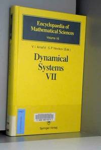 Dynamical Systems: Integrable Systems. Nonholonomic Dynamical Systems by V. I. Arnold, S. P. Novikov, A. T. Fomenko, V. Ya. Gershkovich, M. A. Olshanetsky, A. M. Perelomov, A. G. Rejman, M. A. Semenov-Tian-Shansky, A. G. Reyman et M. A. Semenov-Tian-Shansky - 1994