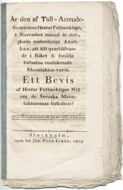 Är den af tull-arrende-societetens herrar…