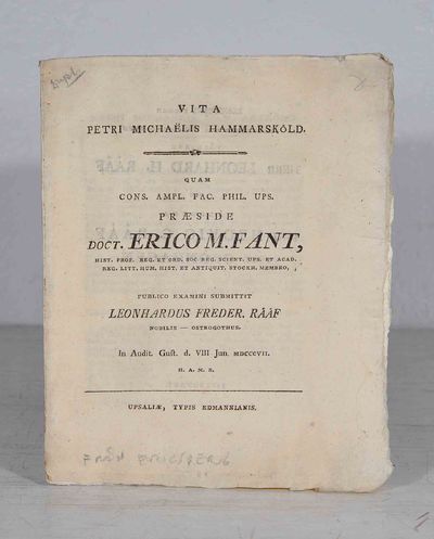 Vita Petri Michaëlis Hammarsköld. A.a.