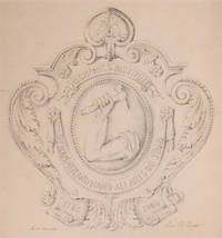 Original pencil design for a plaque for the Mechanic's Institute; signed “Geo. R. Benda” and inscribed “1/2 of full size”