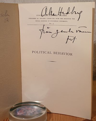 Political Behavior. Studies in Election…