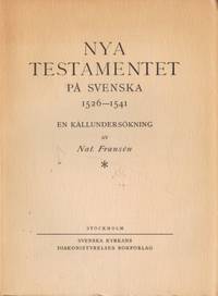 Nya studier till reformationstiden. I:1 Nya…