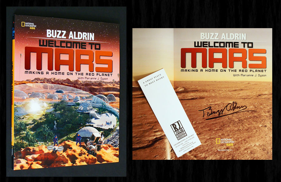 Welcome To Mars Signed 1st Ed By Aldrin Buzz 15