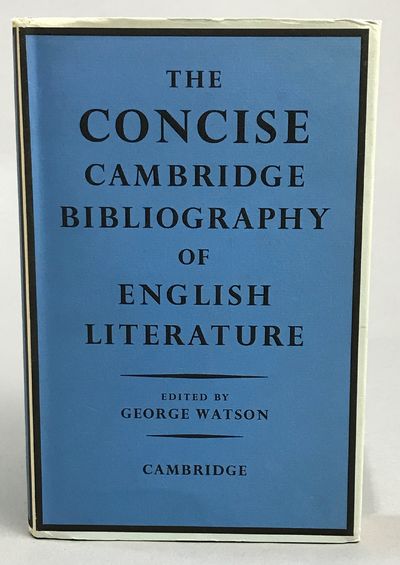 The concise Cambridge bibliography of English…