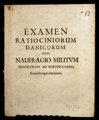 Examen ratiociniorum danicorum super naufragio…