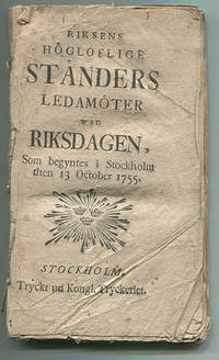 Riksens högloflige ständers ledamöter wid…