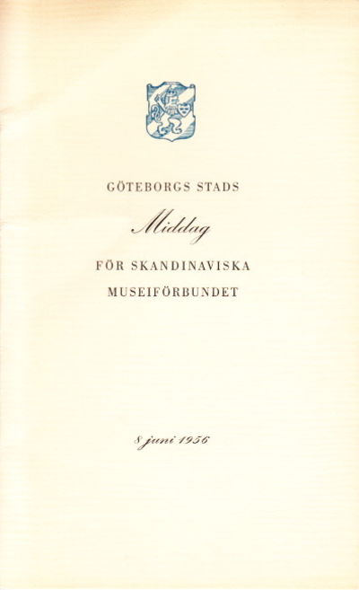 Göteborgs stads middag för Skandinaviska…