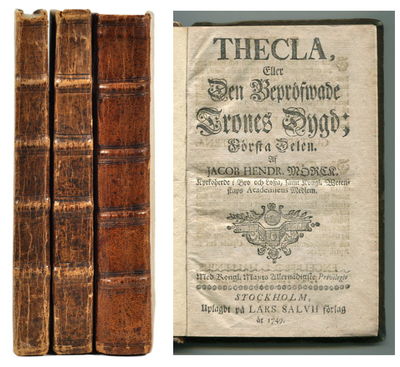 Thecla, eller den bepröfwade trones dygd. I-III.
