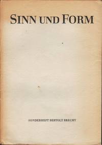 Sinn und Form. Beiträge zur Literatur.…
