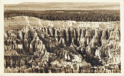 Bryce Canyon from Bryce Pt. [Real Photo Postcard]