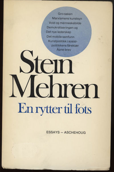 En rytter til fots. Åpent brev til kulturister av…