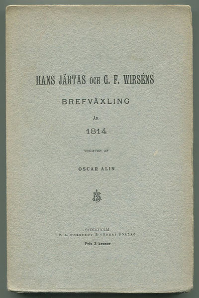 Hans Järtas och G. F. Wirséns brefväxling år…