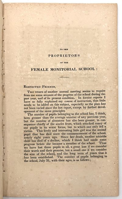 1831 Report of the Boston Female...; (photo 1)