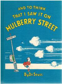 cover of AND TO THINK THAT I SAW IT ON MULBERRY STREET