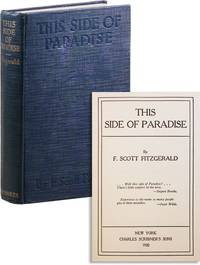 This Side of Paradise by FITZGERALD, F. Scott - 1920