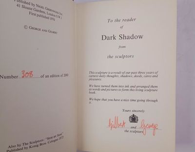 Dark Shadow. Gilbert & George the sculptors 1974. (photo 3)