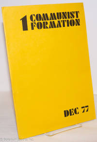 cover of Communist Formation 1; December
