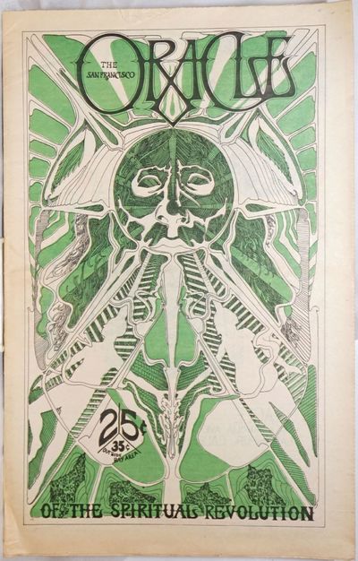 Larkspur: Oracle/Mansur, 1969. 32p., 11.5x17.5 inches, tabloid underground newspaper on newsprint, v...
