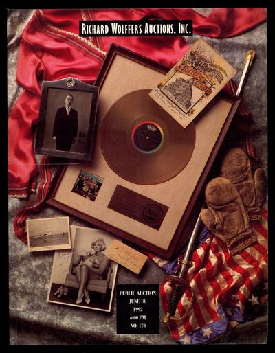 [Auction Catalog]: Public Auction No. 170. Richard Wolffers Auctions, Inc. 6:00 P.M. Thursday June 18, 1992